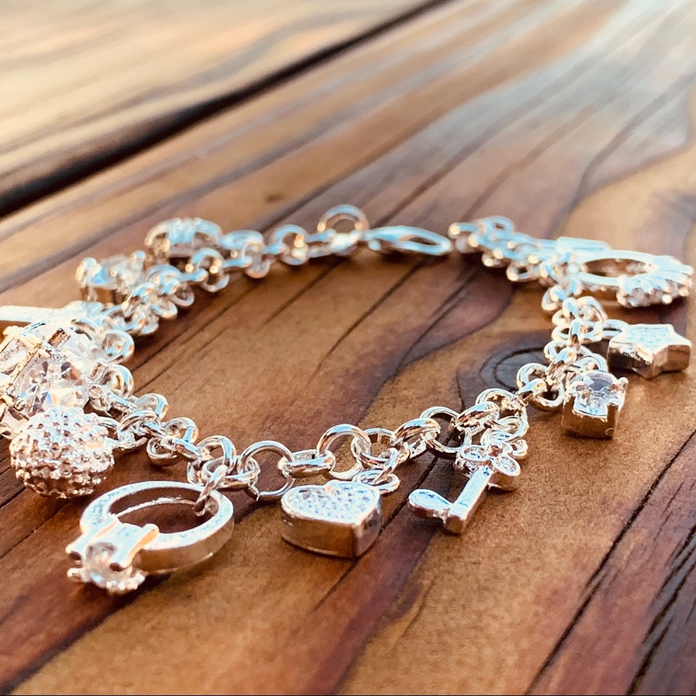 BEST WISHES ♡ Silver Bracelet GIFT - Picture 4 of 10
